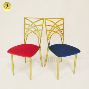 Chaises de mariage royal d'or chaises d'événement de caméléon d'acier inoxydable - Product Image 2