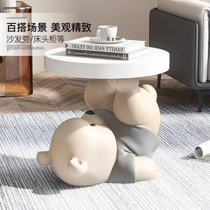 Hot bán Genki gấu cạnh giường ngủ bảng Khay lưu trữ trang trí sàn nhà phụ kiện TV Tủ sofa bên cạnh mới di chuyển nơi cư trú - Product Image 5