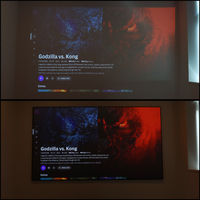 Écran de projection ALR pour home cinéma TELON 100-120 pouces 16:9 avec cadre en aluminium - Portable