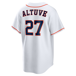 Camisetas de Béisbol Cosidas para Hombre, Versión sin Estampado, 27 <span class=keywords><strong>Jose</strong></span> Altuve, 44 Yordan <span class=keywords><strong>Alvarez</strong></span>, 3 Jeremy Pena, Tallas S-3XL - Product Image 4