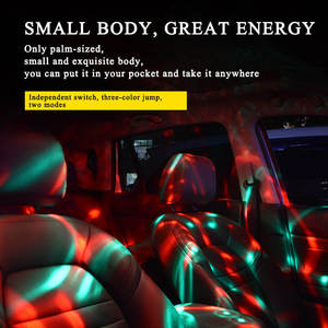 Rond 5v USB <span class=keywords><strong>Star</strong></span> Plafonnier USB Mini Party Light Commande Vocale Magnétique Rechargeable Voiture Dj Lumières Pour Voiture bar scène - Product Image 5