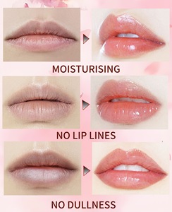 <span class=keywords><strong>Gloss</strong></span> à lèvres personnalisé brillant aux peptides, en gros, teinté, hydratant, végétalien, huile à lèvres pigmentée, pailleté, liquide, marque privée - Product Image 4