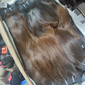 Letsfly 12A ผมเวียดนามแท้แบบดิบ SDD ต่อผมแท้แบบเส้นต่อเส้น สีดำ, สีน้ำตาลผสม # ชุดผมตรงสีธรรมชาติ 4 สี - Product Image 4