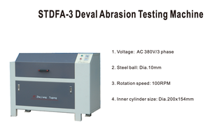 Machine d'essai d'abrasion <span class=keywords><strong>Deval</strong></span> pour laboratoire géotechnique, test anti-usure de pierres concassées, équipement d'essai d'agrégats pour chaussées routières - Product Image 2