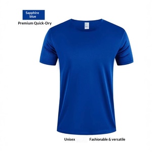 Camiseta Deportiva <span class=keywords><strong>de</strong></span> Manga Corta con Cuello Redondo, Ajustada, <span class=keywords><strong>de</strong></span> Secado Rápido y con Brillo, para Uniformes <span class=keywords><strong>de</strong></span> Equipo, Maratón y Trabajo, Tienda <span class=keywords><strong>de</strong></span> Fábrica - Product Image 2