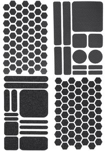 Ensemble multi-usages noir, autocollants pour poignée de téléphone portable, <span class=keywords><strong>bande</strong></span> adhésive <span class=keywords><strong>antidérapante</strong></span> en caoutchouc, bandes pré-coupées pour coque de téléphone, ordinateur portable, souris - Product Image 3
