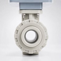 Vanne à boisseau sphérique électrique proportionnelle anti-corrosion 4~20mA 0~10V RS485 pour résoudre les problèmes de contrôle automatique des conduites acides et alcalines