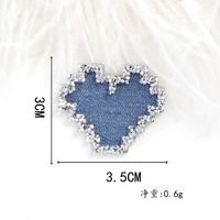 Patchs brodés en strass Crystal AB, motifs étoile, fleur, ours, à thermocoller sur tissu pour jeans, sacs, vêtements, décoration DIY