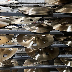 Platillos <span class=keywords><strong>Ozen</strong></span> de 16 Pulgadas, Platillos de Efecto B20, Platillos de Bronce para Interpretación Profesional de Accessoul - Product Image 6