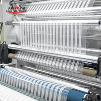 Mesin Cetak Flexo Kantong Kertas Plastik Kecepatan Tinggi, Mesin Cetak Flexografi, Harga Mesin Cetak Kantong Nonwoven Roll to Roll 4 Warna Otomatis