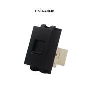 Módulo Extensor de Conector Cat6a Tipo 128 para Montaje en Panel, Acople de Placa de Pared en Colores Blanco, Negro, Dorado, Plateado y Gris