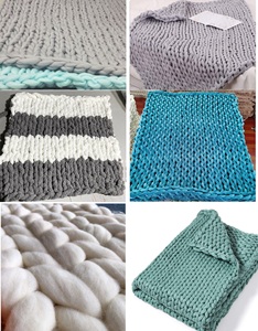 Couverture lestée en velours tricotée à la main, <span class=keywords><strong>plaid</strong></span> lesté en tricot épais fait main pour le sommeil, le soulagement du stress ou la décoration intérieure, pour la détente et le repos - Product Image 5