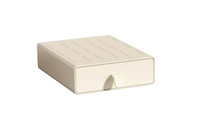 Tiroir en plastique organisateur bureau organisateur salle de bain boîte de rangement cosmétique empilable école maison bureau organisateur blanc