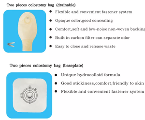 Sac de colostomie jetable au design moderne pour les patients, vente directe en usine - Product Image 4