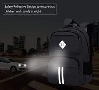 Sac à dos pour enfants garçons, sac d'école primaire et secondaire multi-poches avec design réfléchissant