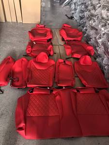 Lüks Tam Set Deri Su Geçirmez Araba Koltuk Kılıfı Dayanıklı Konforlu Hava Yastığı Uyumlu Her Mevsim Evrensel Uyum - Product Image 4