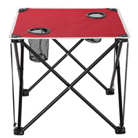 Ensemble table pliante et chaise de pêche en fer pour l'extérieur avec dossier en tissu Oxford Rangement portable léger pour le camping Croquis