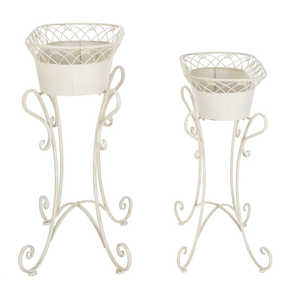 Soporte de plantas estilo rústico francés, macetas Chic Hendrick - Product Image 2