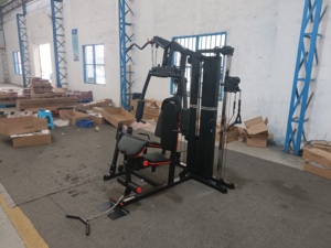 Unisex nhà phòng tập thể dục với 3 Trạm đa chức năng thép máy cho tập thể Dục Đào Tạo Chân Cánh Tay Ngực trở lại Vai thể hình - Product Image 6