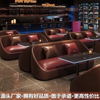 Ensembles de canapés et tables en bois massif bicolore pour 1 ou 2 personnes, mobilier de restaurant commercial moderne et simple