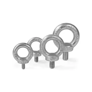 Метрическое подъемное кольцо из нержавеющей стали, винт, оцинкованный, класс 8 м3 м2, М10, М12, Круглый, оцинкованный, 2500 мм