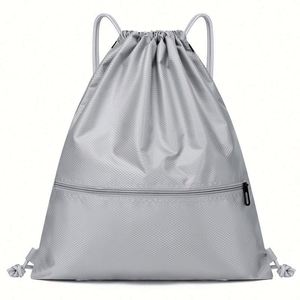 Design Custom Double-shoulder <b>Drawstring</b> <b>Backpack</b> Portable Storage Bag Polyester <b>Drawstring</b> Bag - Product Image 3
