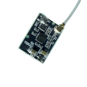 Receptor de Dron de Plástico FS-8A V2 para Drones RC y Repuestos de Drones RC, Compatible con Transmisores de Protocolo SBUS - Product Image 1