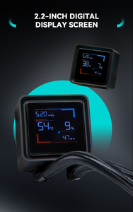 Gt360sm tiên tiến 360mm tản nhiệt chất lỏng Hệ thống làm mát 12V DC điện 87cfm luồng không khí cho người đam mê chơi game và ép xung Giàn - Product Image 3