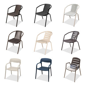 Venta al por mayor barato apilable impermeable al aire libre silla <span class=keywords><strong>de</strong></span> plástico jardín Patio restaurante <span class=keywords><strong>sillas</strong></span> para comedor - Product Image 2