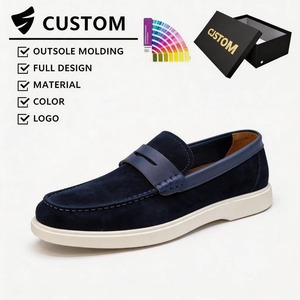 Mocasines de Cuero de Gamuza Hechos a Mano para Hombre, Zapatos Casuales de Negocios para Todas las Temporadas - Product Image 5