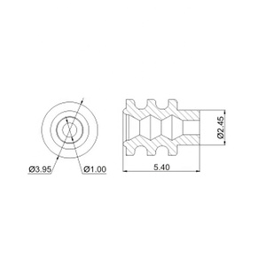 Tappo di Gomma per Connettore Automobilistico Impermeabile 794758-1 - Product Image 3