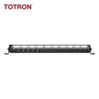 Barre lumineuse LED sans cadre 12V 24V 75W 20 pouces blanc/ambre pour SUV, camion, 4x4, tout-terrain, pick-up
