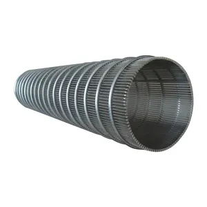 Deep Well Filter Wedge Wire Continous Wire Johnson Screen Pipe