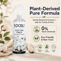 Désodorisant Voiture Premium Longue Durée SOCELI 250ml 500ml Parfum Dérivé des Plantes Élimination Efficace des Odeurs Usine Chine