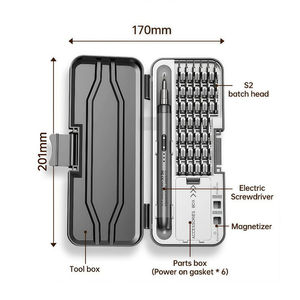 Obeng Listrik Presisi Kecil Industri TOOKO 46-in-1, Senyap, Tahan Lama, Daya Tahan Baterai Lama, Baterai Lithium Isi Ulang - Product Image 6
