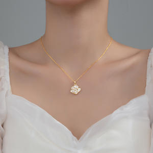 Collar Corto de Plata S925 con Perla Barroca Individual, Versión Coreana, Chapado en Rodio, Estilo Simple, Accesorio para el Cuello de Mujer, D9467 - Product Image 2