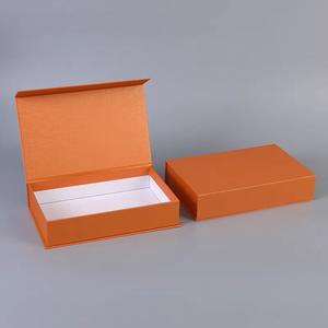 磁性珠宝展示盒定制亚麻纹理纸奢侈品库存 - Product Image 6