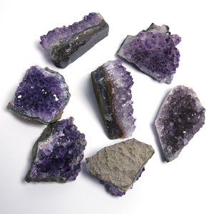 Bán Nóng Tinh Thể Tự Nhiên Thạch Anh Đá Thô Cụm Thạch Anh Tím Nhỏ Để Trang Trí Phong Thủy - Product Image 3