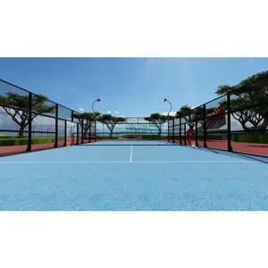 世纪之星促销运动全景帕德尔网球场人造草运动地板