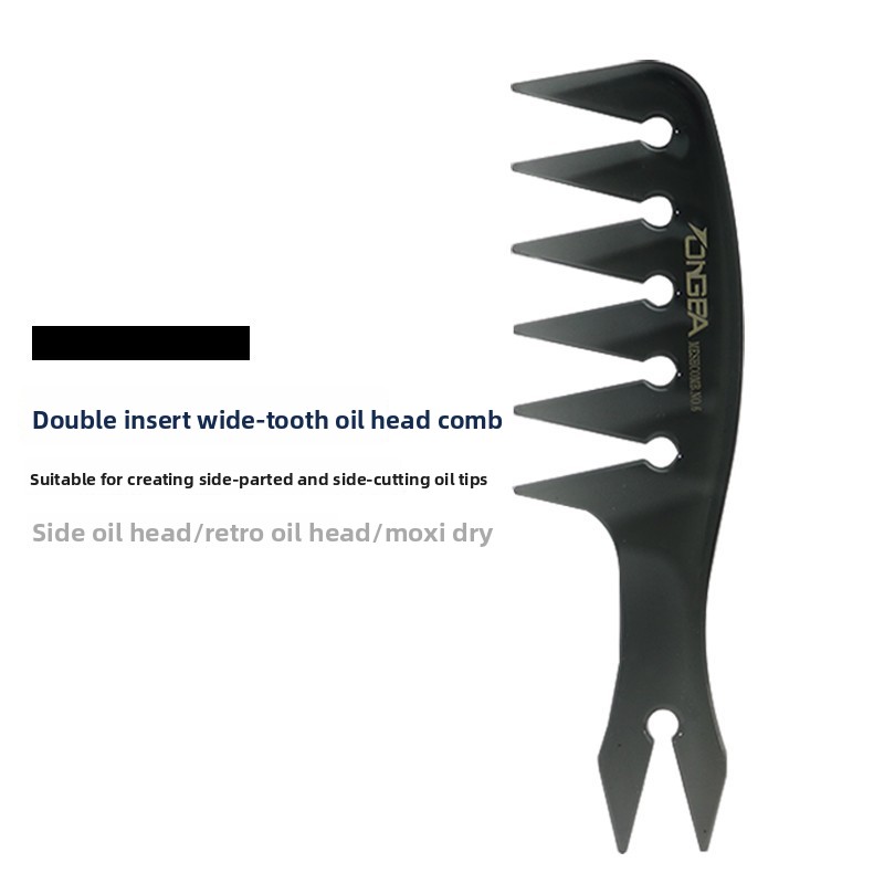 Peine de dientes anchos de doble uso.