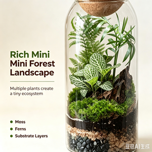 <span class=keywords><strong>Vase</strong></span> carré transparent en verre pour plantes succulentes d'intérieur, décoration de la maison, pots et jardinières pour le <span class=keywords><strong>jardin</strong></span> - Product Image 2