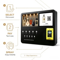 Distributeur de parfum mural intelligent avec écran tactile et lecteur de carte pour centres commerciaux et salons de beauté