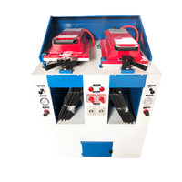 Machine de pressage de semelle de chaussure automatique pneumatique à Double tête, machines de pressage de semelle de chaussures décontractées/baskets/chaussures de Sport