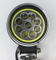 Faro redondo LED BSG de 45W con apertura, superventas, luz de trabajo LED cuadrada de 4 pulgadas, luz de trabajo LED para camión