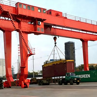 Grue à portique sur rail de type RMG pour la manutention et le levage de conteneurs, 10t, 20t, 30t, 50t, 60t, 70 tonnes
