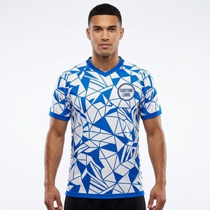 Camiseta de Fútbol para Hombre al por Mayor, de Alta Calidad, 100% Poliéster, Manga Corta, con Logotipo Personalizado, Suave, Cómoda, Transpirable, de Nuevo Diseño - Product Image 5