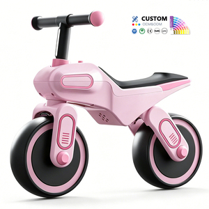Vélo d'équilibre pour bébé 1,75 kg, vente <span class=keywords><strong>en</strong></span> gros d'usine, <span class=keywords><strong>Draisienne</strong></span> anti-retournement avec musique et lumière, aide à la marche sans pédale, fournisseur pour tout-petits - Product Image 2