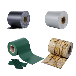 Bande de clôture en PVC pour jardin, bande de protection contre la vue, résistante aux intempéries, avec clips, gris vert <span class=keywords><strong>pierre</strong></span> - Product Image 1