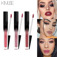 KIMUSE6 glaçure à lèvres mate de couleur mate hydratante durable tasse antiadhésive brillant à lèvres non marquant brillant à lèvres