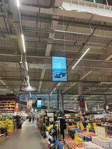 43 49 55 65 pulgadas al aire libre <span class=keywords><strong>LCD</strong></span> Pantalla de doble cara máquina de publicidad de elevación HD equipo de visualización de señalización Digital <span class=keywords><strong>LCD</strong></span> - Product Image 2